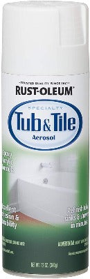 Rust-Oleum Specialty 355ML GLOSS Tub & Tile WHITE Spray