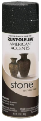 Rust-Oleum American Accents STONE 12 Ounce 355ML ( Coloers Spray )