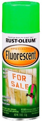 Rust-Oleum Specialty 11 Ounce 325ML (Yellow-Green-Pink) Fluorescent Spray