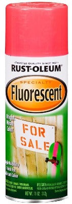 Rust-Oleum Specialty 11 Ounce 325ML (Yellow-Green-Pink) Fluorescent Spray